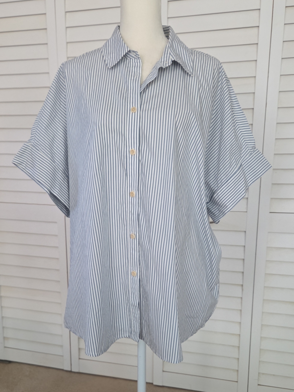Madewell Striped Poplin Button Down Shirt